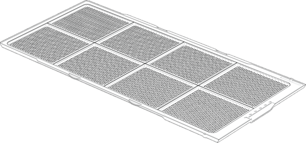 3500X Bottom Filter, Black