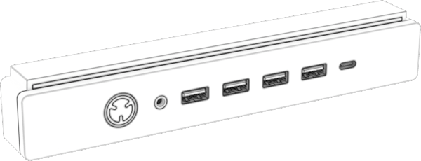 FRAME 5000D Replacement Front I/O, Black