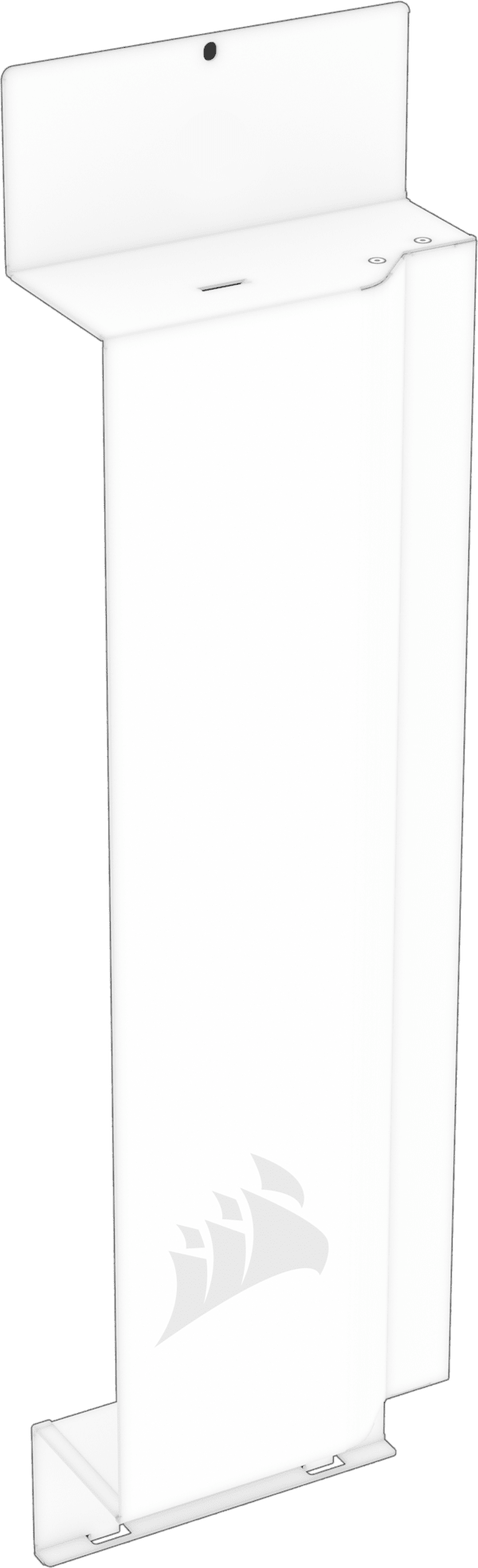 FRAME 5000D Replacement Side Cable Shroud (Large), White