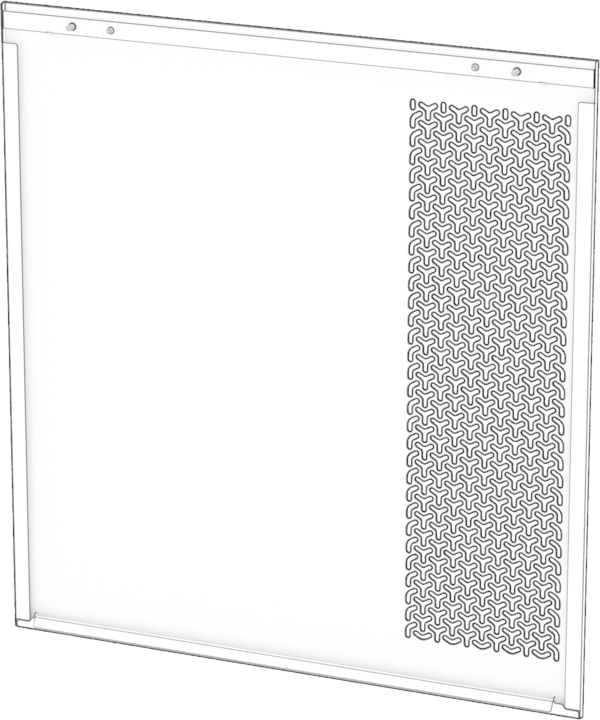3500X CoDBO6 Replacement Right (Steel) Panel, Black/COD