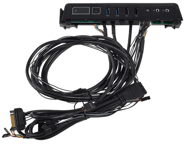 Graphite Series™ 760T I/O Panel, Red LED