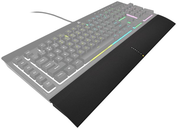 Soft Touch Palm Rest for CORSAIR K55 RGB PRO Series