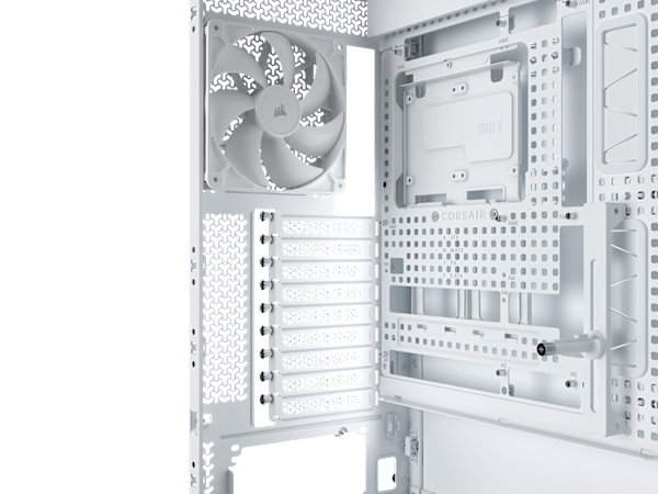 FRAME 5000D WORKSTATION Modular Mid-Tower PC Case - White