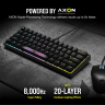 K65 RGB MINI 60% Mechanical Gaming Keyboard — CHERRY MX SPEED — Black