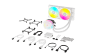 iCUE LINK TITAN 240 RX RGB AIO Liquid CPU Cooler - White