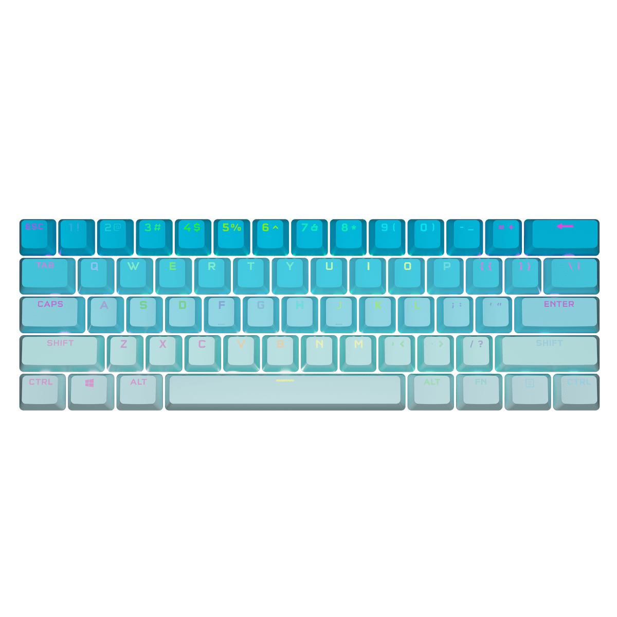ENCHANTED QUEST Mini Keycap Set - Ethereal Blue