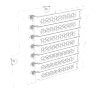 FRAME 4000D Replacement PCI Bracket, Black