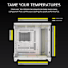 AIR 5400 RS-R ARGB Triple Chamber Mid-Tower PC Case - White
