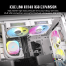 iCUE LINK RX140 RGB 140mm PWM Single Fan Expansion - White