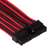 Premium Individually Sleeved ATX 24-Pin Cable Type 4 Gen 4 – Red/Black