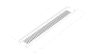 9000D Replacement Top Steel Panel, White