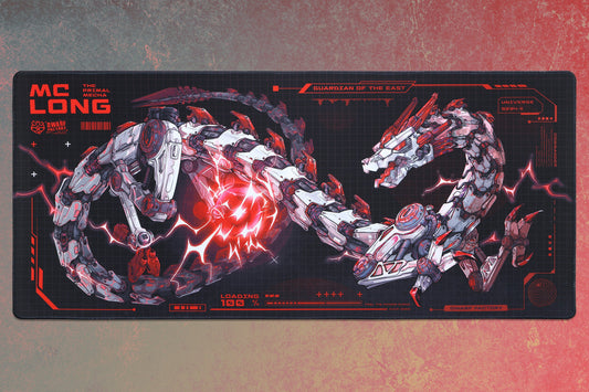 Drop + Dwarf Factory Mc.Long Mecha Desk Mat - Commander