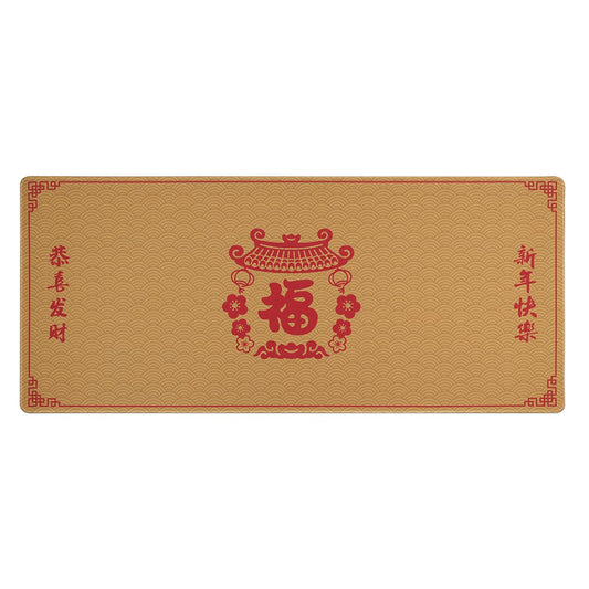 Drop + Boba.Types Lunar New Year Desk Mat - Gold