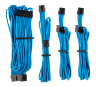 Premium Individually Sleeved PSU Cables Starter Kit Type 4 Gen 4 – Blue