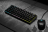 K65 RGB MINI 60% Mechanical Gaming Keyboard — CHERRY MX Blue — Black