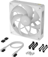 iCUE LINK RX140 MAX RGB 140mm PWM Thick Fan Expansion - White