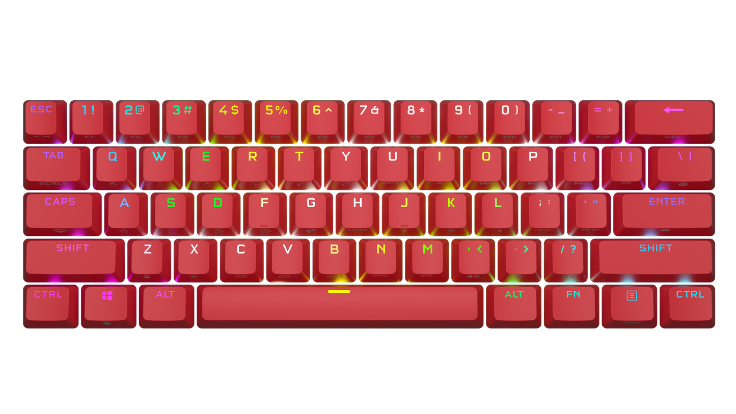 K70 Keycaps - Red