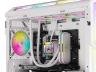 iCUE AF120 RGB SLIM 120mm PWM Fluid Dynamic Bearing Fan — White Single Pack