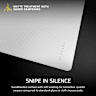 MM Glass Large Precision Gaming Mouse Pad - Gray