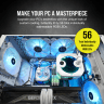 HYDRO X SERIES iCUE XH303i RGB PRO Custom Cooling Kit - White