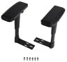 T1 RACE 4D Armrests, Black