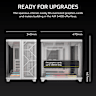 AIR 5400 LX-R RGB iCUE LINK Triple Chamber Mid-Tower PC Case - White