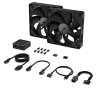 iCUE LINK RX140 140mm PWM Fan Twin Starter Kit