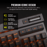 K70 MAX RGB Magnetic-Mechanical Gaming Keyboard — Adjustable CORSAIR MGX Switches — Steel Grey