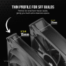 iCUE AF120 RGB SLIM 120mm PWM Fluid Dynamic Bearing Fan — Black Single Pack