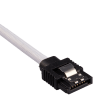 Premium Sleeved SATA 6Gbps 30cm Cable — White