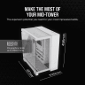 6500X Mid-Tower Dual Chamber PC Case - White