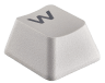 CORSAIR GAMING PBT Double-shot Keycaps Full 104/105-Keyset — White