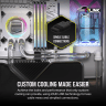 Hydro X Series iCUE LINK XH405i RGB Custom Cooling Kit - White