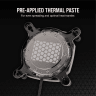 Hydro X Series XC7 RGB CPU Water Block (1200/AM4) - Silver