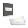 DOMINATOR® TITANIUM RGB 32GB (2x16GB) DDR5 DRAM Up To 6000MT/s CL30 AMD EXPO & Intel XMP Memory Kit — White