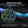 K60 RGB PRO SE Mechanical Gaming Keyboard — 100% CHERRY MV Mechanical Keyswitches — Black