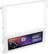 FRAME 4000D LCD RS ARGB Premium Mid-Tower PC Case - White
