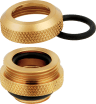 Hydro X Series XF Hardline 12mm OD Fitting Four Pack — Gold
