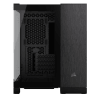 2500X Micro ATX Dual Chamber PC Case - Black/Obsidian Aluminum