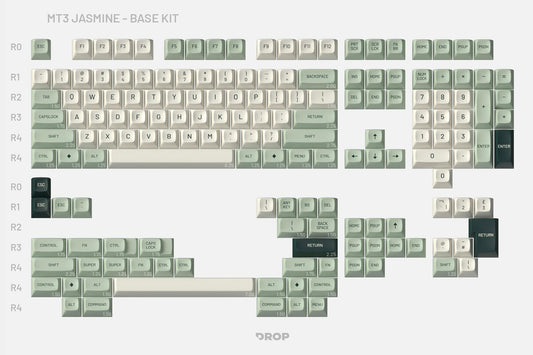 Drop MT3 Jasmine Keycap Set - Base