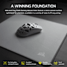MM Anti-fray Cloth Gaming Mouse Pad – Medium, Gray