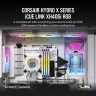 Hydro X Series iCUE LINK XH405i RGB Custom Cooling Kit - White