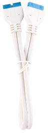 Premium Sleeved Front Panel Extension Kit 30cm — White