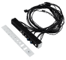 Crystal 460X RGB White I/O Panel