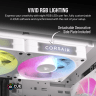 iCUE LINK RX120 RGB 120mm PWM Fan Triple Starter Kit - White