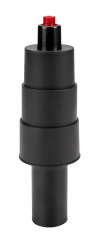 T2 ROAD WARRIOR Gas Lift with Cover, Black.