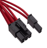 Premium Individually Sleeved PSU Cable Kit Starter Package, Type 4 (Generation 3) - Red