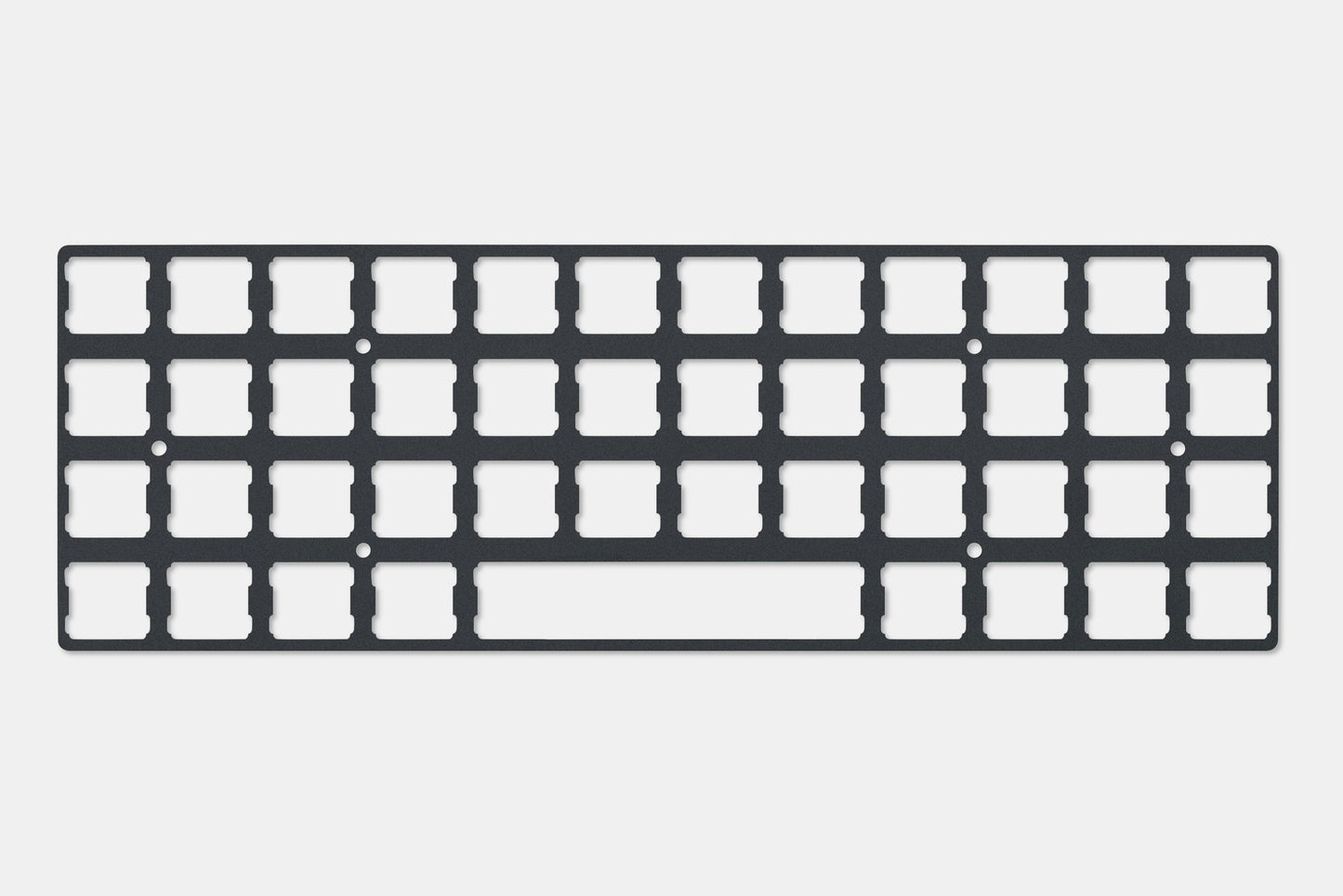 Drop + OLKB Planck Switch Plate - Black POM