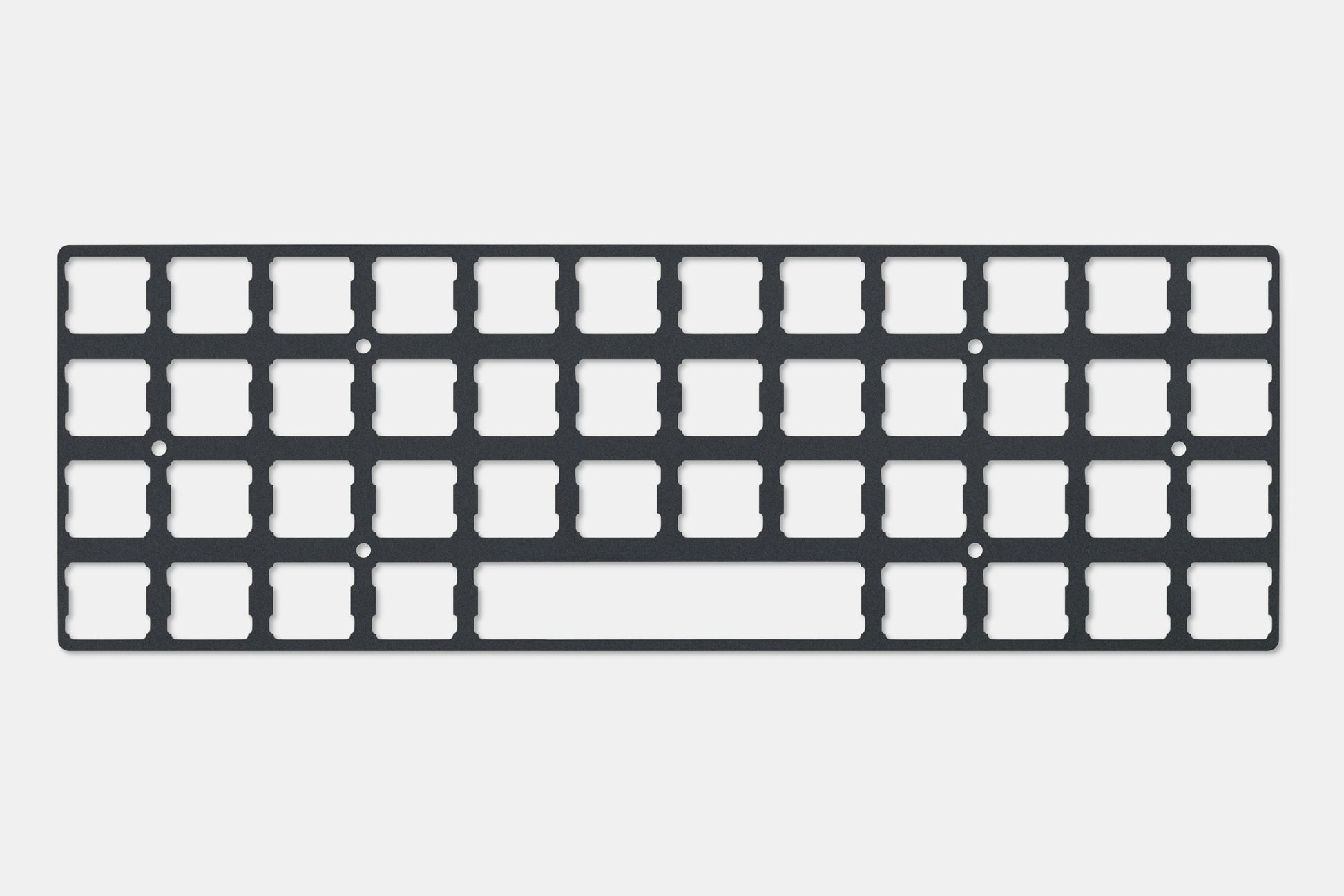 Drop + OLKB Planck Switch Plate - Black POM