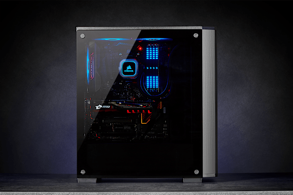 Carbide Series 175R RGB Tempered Glass Mid-Tower ATX Gaming Case — Black